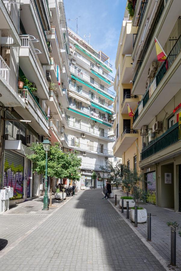 Downtown Studio Thessaloniki Lägenhet Exteriör bild